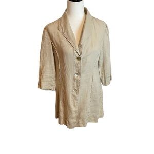 Linen CLASSIC St. Tropez West 100% Linen jacket 
Size small Great Used Condition